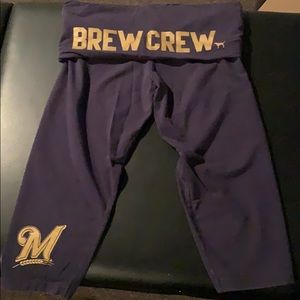 Victoria Secrets PINK Milwaukee Brewers Capri